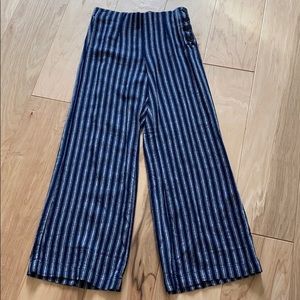 Gap wide leg linen sailor pant